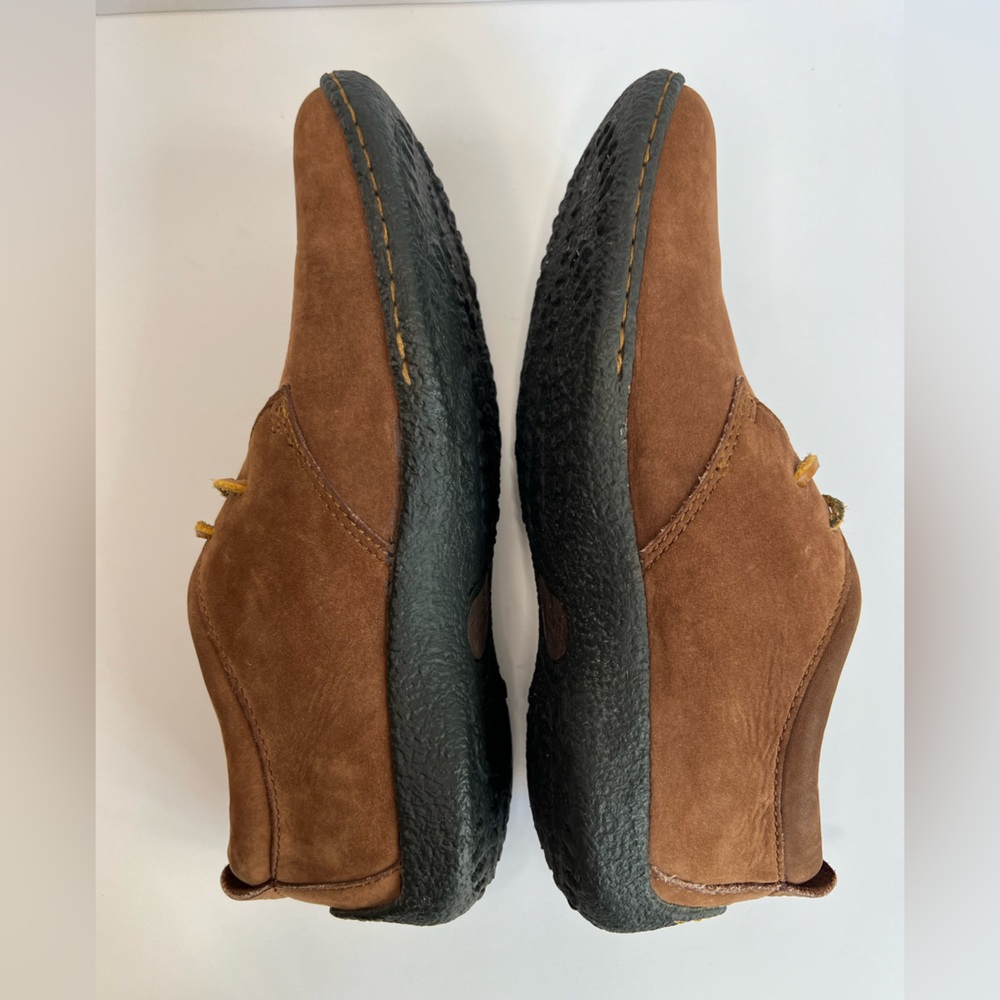 Born Women’s Sahara Leather Driving Oxford Lace Tan Nubuck Size 7.5 - Picture 4 of 15